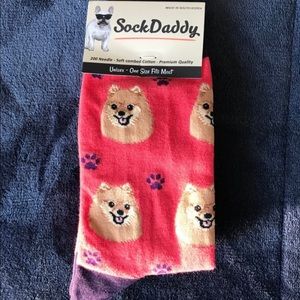 Pomeranian Socks- Free with $20 purchase!
